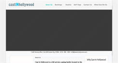 Desktop Screenshot of castinhollywood.com